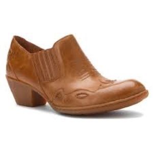 Born brown western style bootie